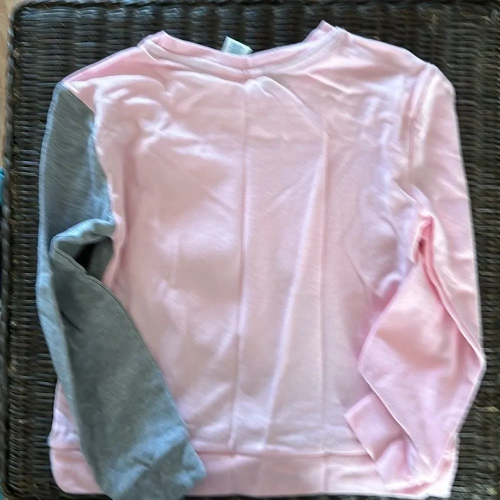 Extremely Me Girls Unicorn Sweatshirt Pink/Gray Size 7/8 Reverse Sequin